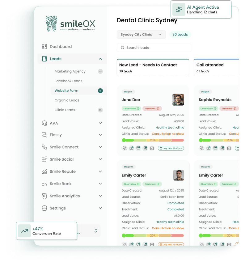 SmileOS Dashboard Preview